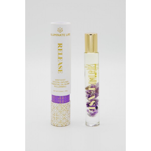 Release Amethyst Infused Essential Oil Rollerball