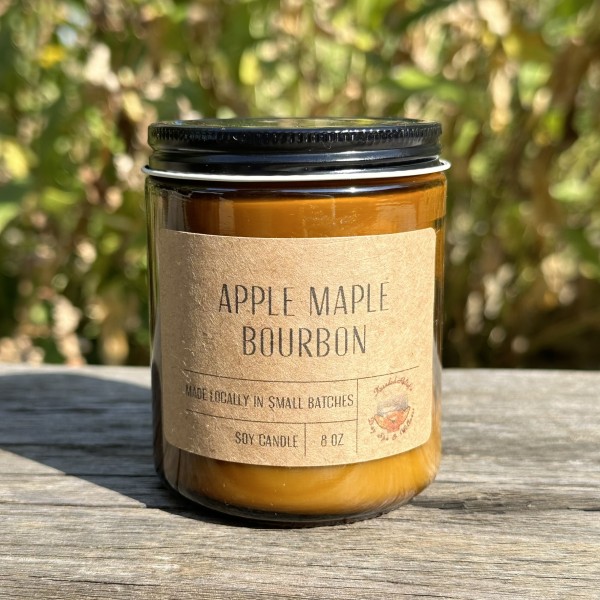 Apple Maple Bourbon 8 oz Candle