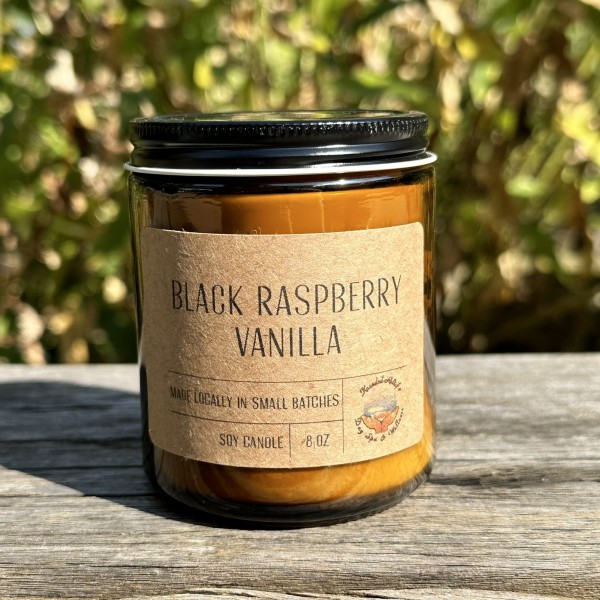 Black Raspberry Vanilla 8 oz Candle