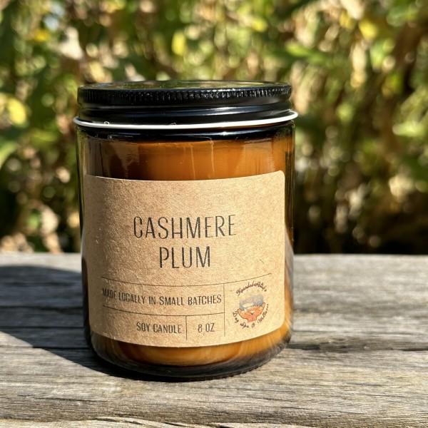 Cashmere Plum 8 oz Candle