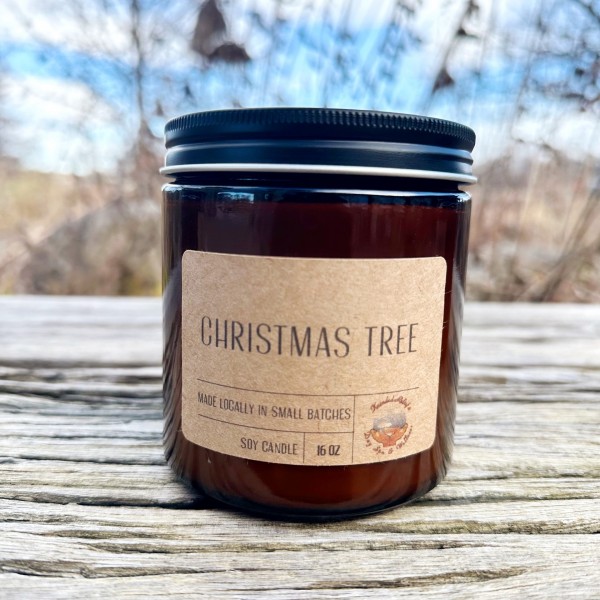 Christmas Tree 16 oz Candle