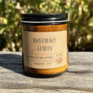 Rosemary Lemon 8 oz Candle