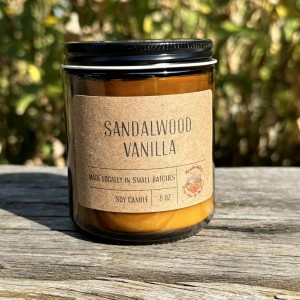 Sandalwood Vanilla 8 oz Candle