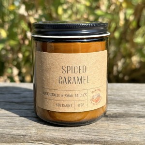 Spiced Caramel 8 oz Candle