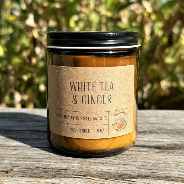 White Tea & Ginger 8 oz Candle