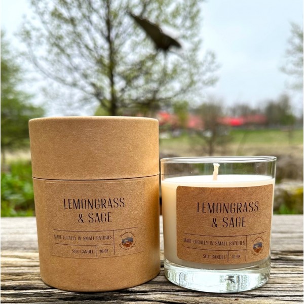 Lemongrass & Sage 10 oz Jar Candle