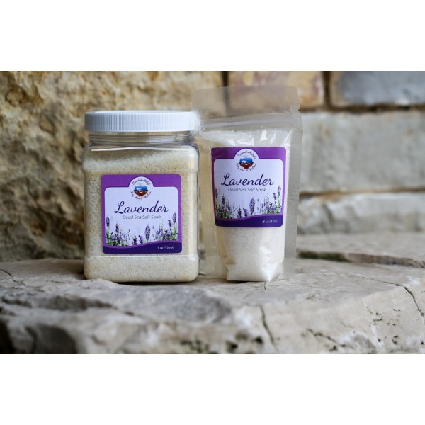 Lavender Dead Sea Salt 8 oz