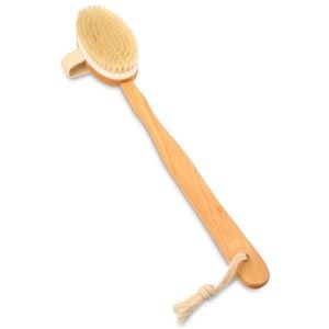 Natural Bristle Long Handled Body Brush